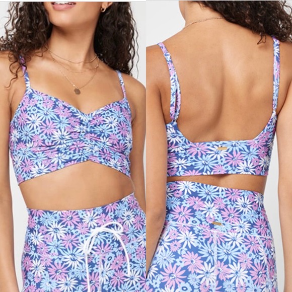 L*SPACE Soren Top Bad And Bogey Skort Set In Oopsie Daisy Size Small New - Picture 2 of 16